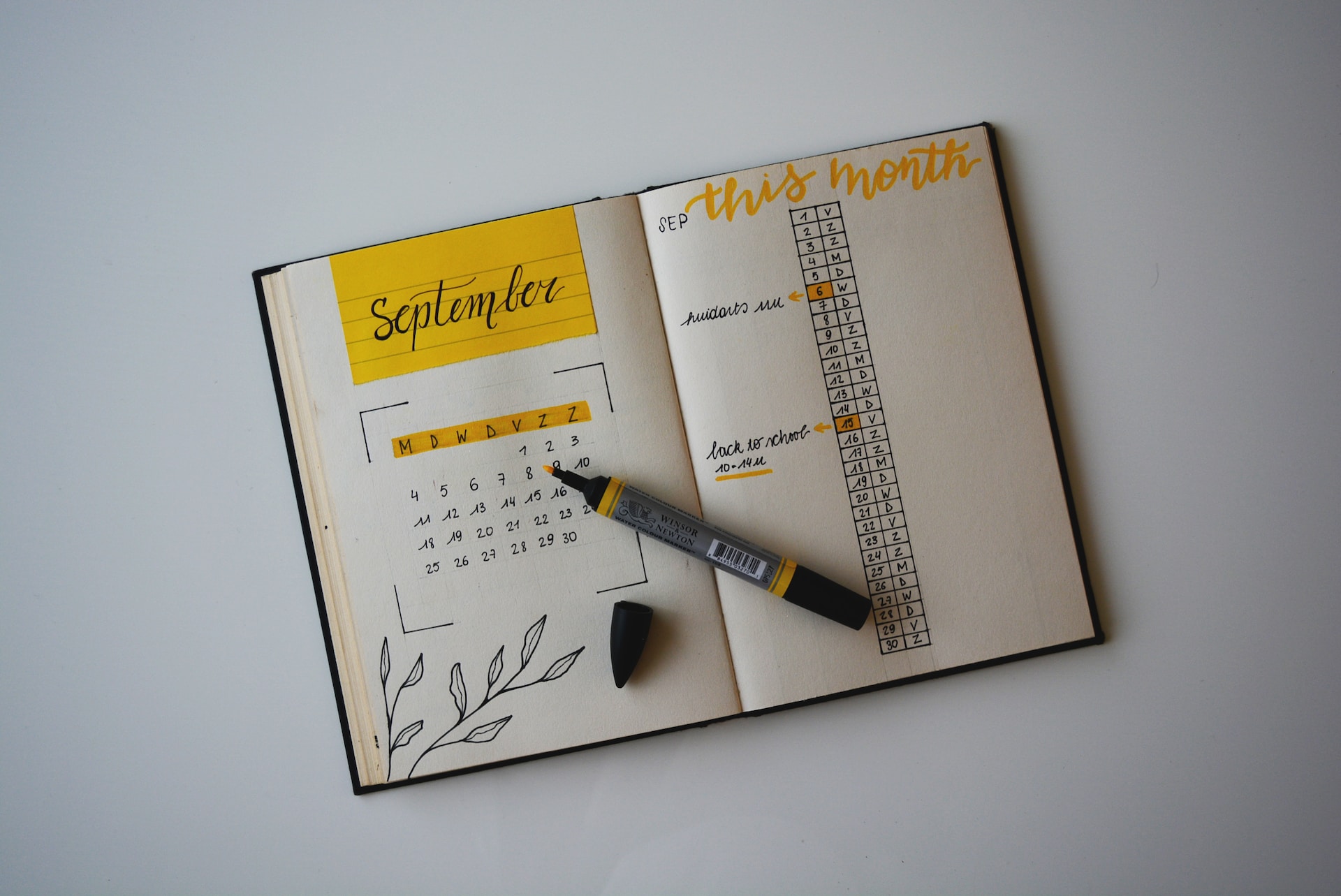 A notebook for noting down inspection dates.