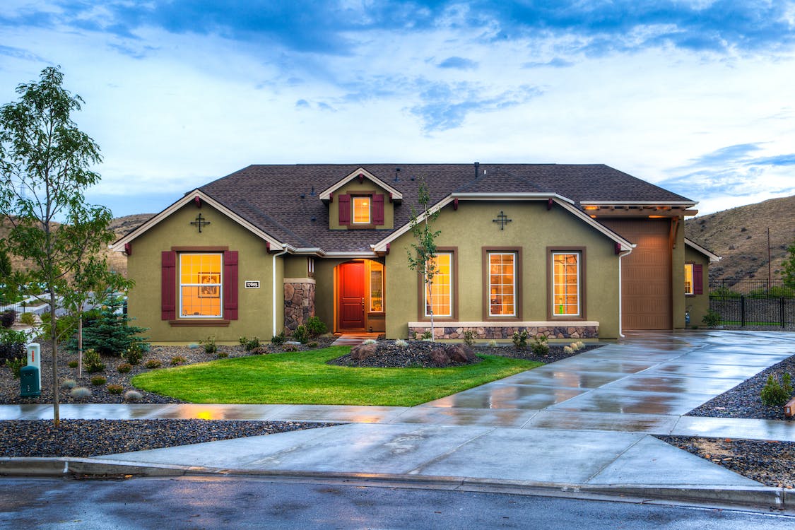 A house after the rain